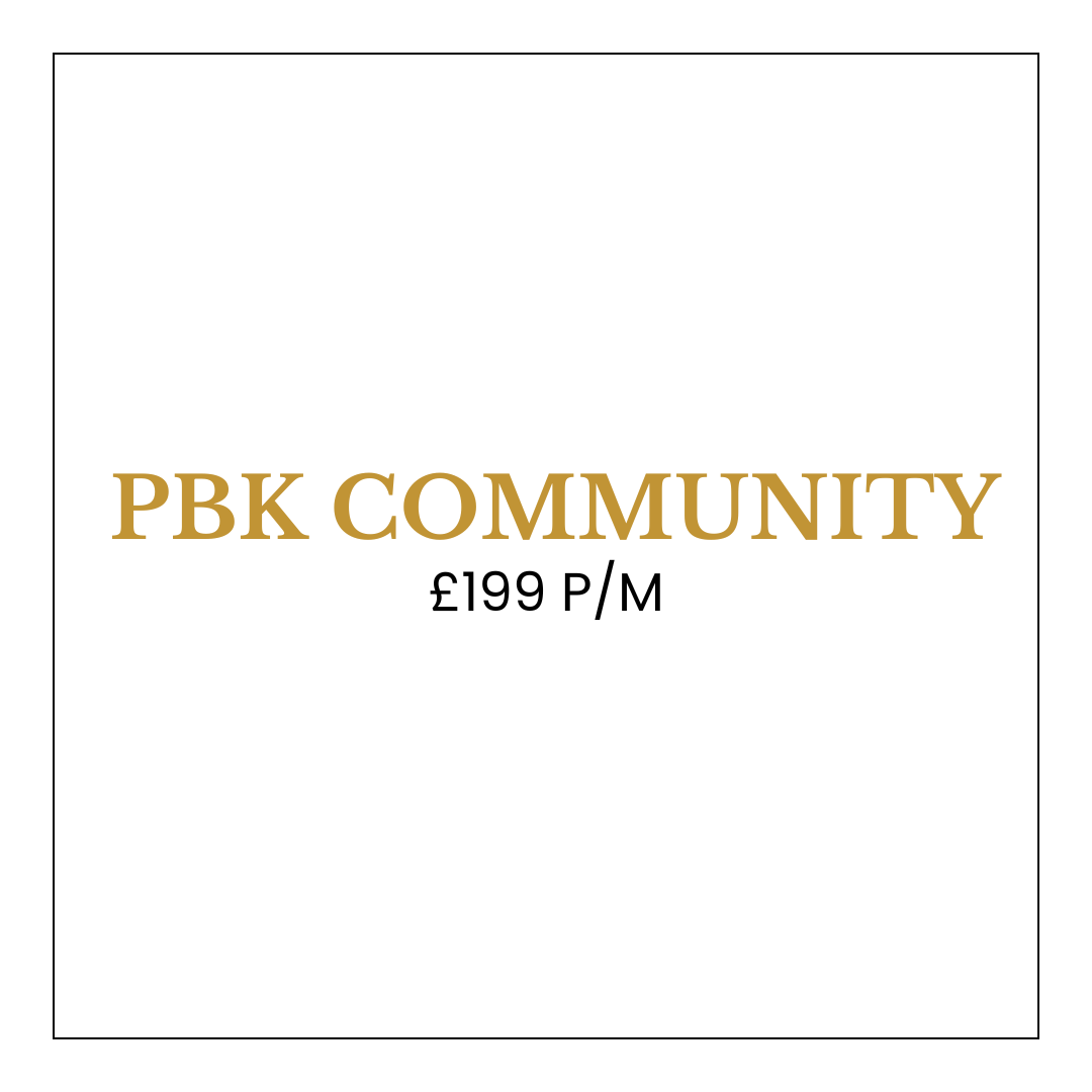PBK COMMUNITY £199 p/m