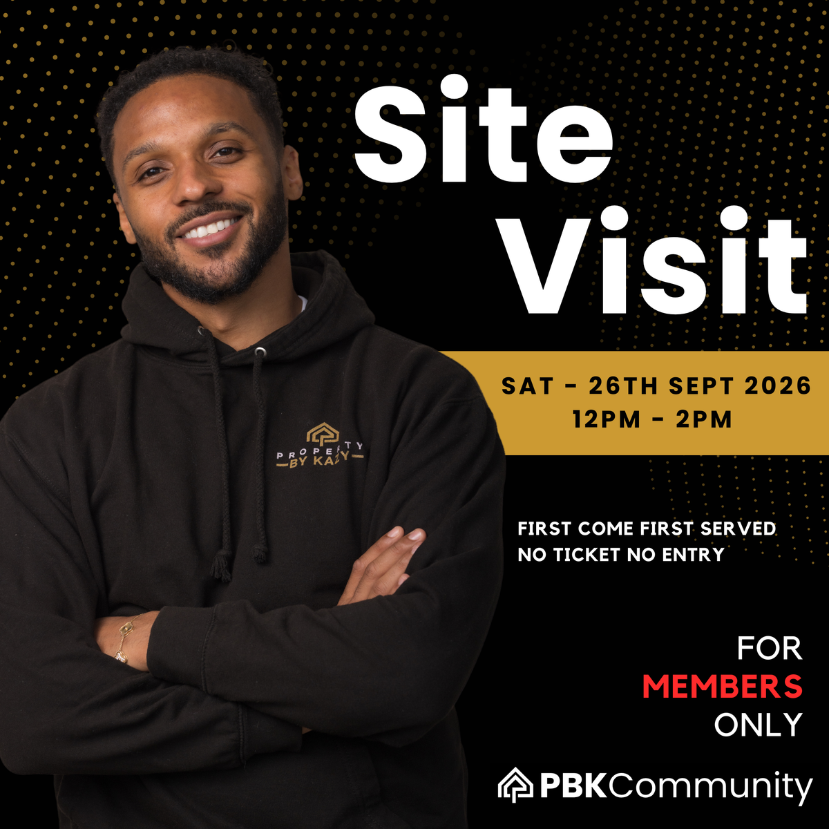 MEMBERS Site Visit (Saturday - 26th September 2026)
