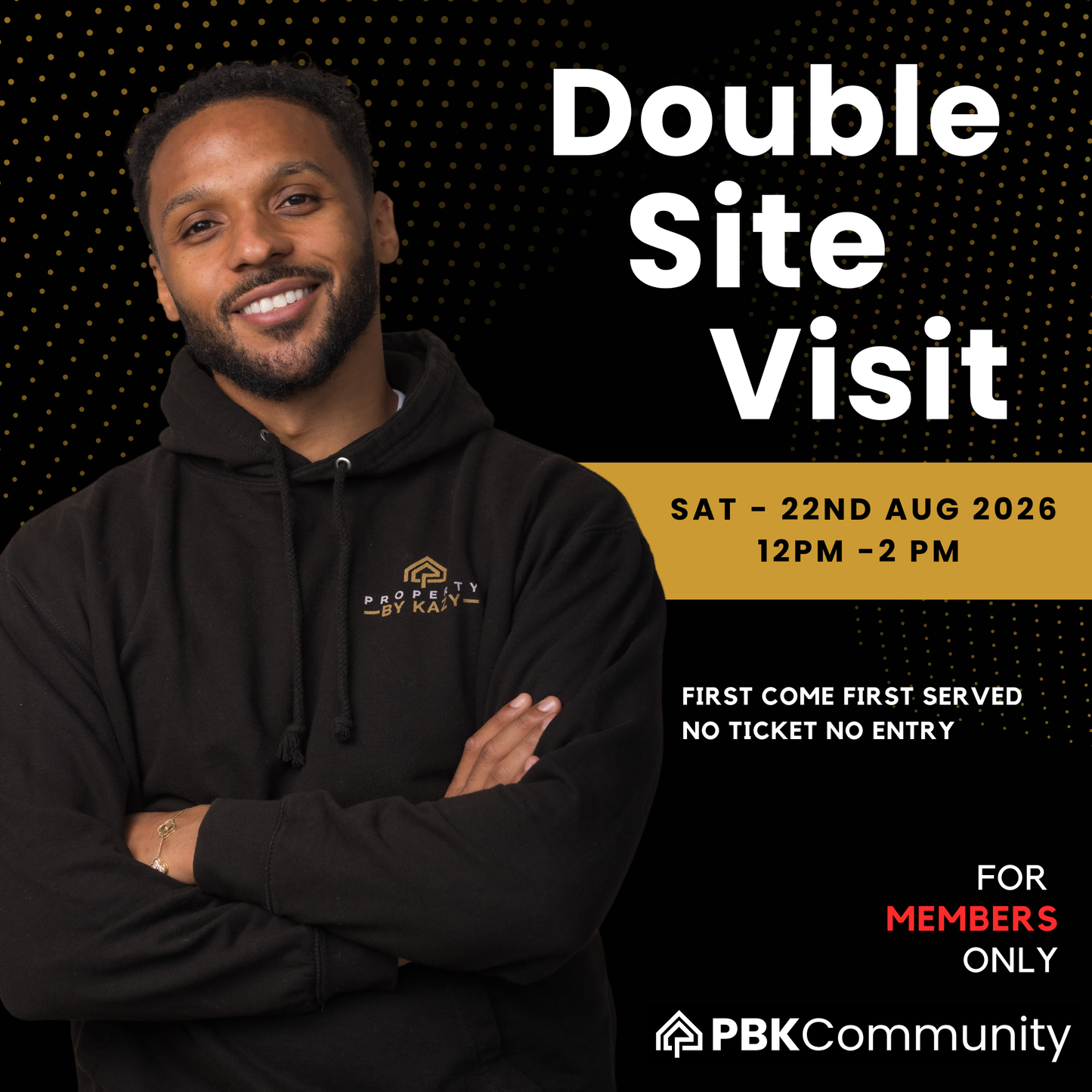 SPECIAL MEMBERS TICKET | Double Site Visit (Saturday 22nd August 2026)